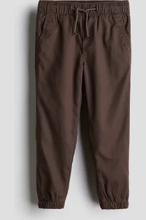 H&M Joggers in twill con fodera in jersey
