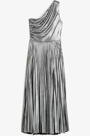 H&M Abito monospalla con rivestimento metallizzato
