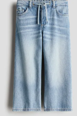 H&M Pantaloni in denim con coulisse