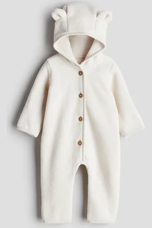 H&M Tutina in pile con cappuccio