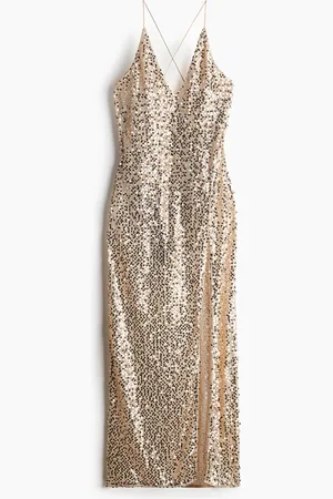 H&M Abito in rete con paillettes