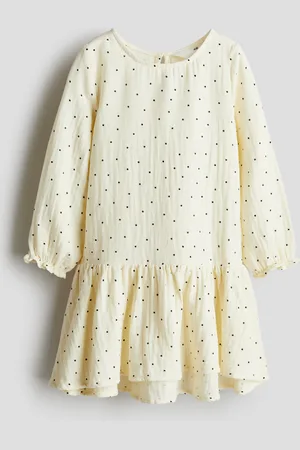 H&M Abito in mussola di cotone