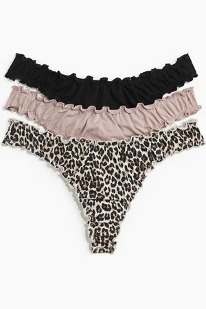 H&M Thong con dettaglio overlock 3 pezzi