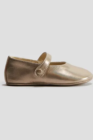 H&M Ballerine in pelle con suola morbida