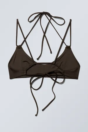 H&M Top bikini con lacci sul retro