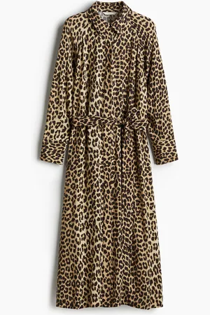 H&M Chemisier in viscosa con cintura da annodare