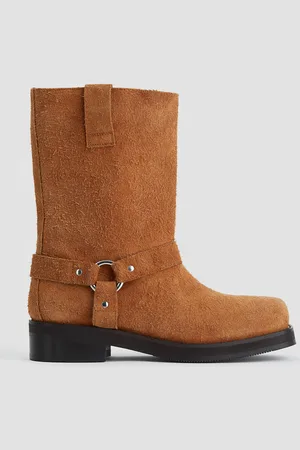 H&M Stivaletti modello biker scamosciati