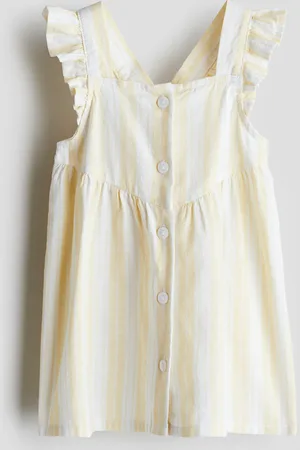 H&M Abito in cotone con volant