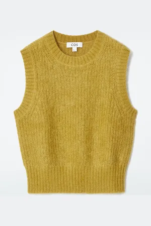 H&M GILET LAVORATO A MAGLIA IN MOHAIR
