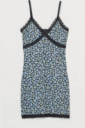 H&M Abito con bordi in pizzo