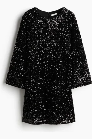 H&M Abito svasato con paillettes