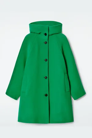 H&M CAPPOTTO OVERSIZE IN LANA CON CAPPUCCIO