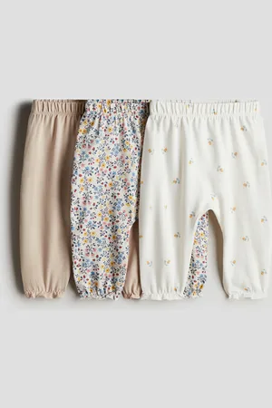 H&M Pantaloni in cotone 3 pezzi