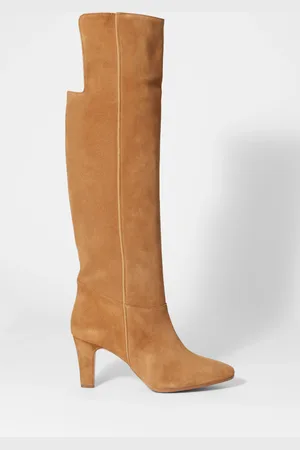 H&M Stivali al ginocchio in pelle scamosciata