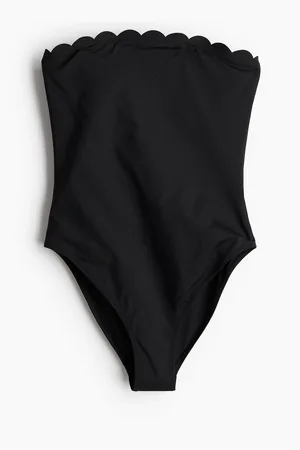 H&M Costume intero a fascia con coppe imbottite