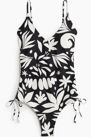 H&M Costume intero con coppe imbottite e coulisse