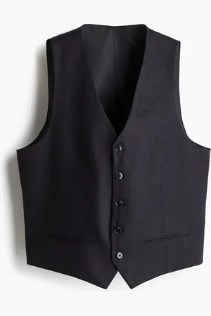 H&M Panciotto elegante in lino Slim Fit