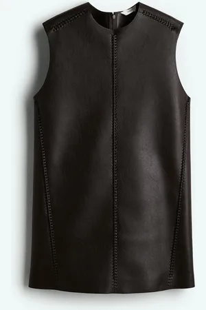 H&M Abito coated con dettaglio intrecciato