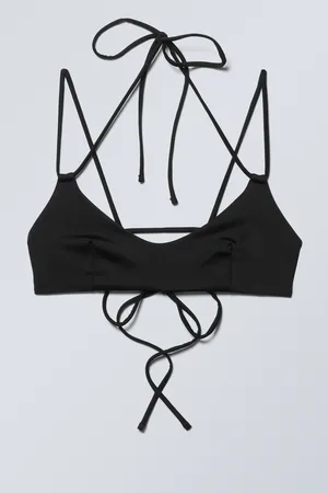H&M Top bikini con lacci sul retro