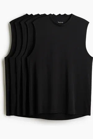 H&M Canotte sportive Regular Fit con DryMove 5 pezzi