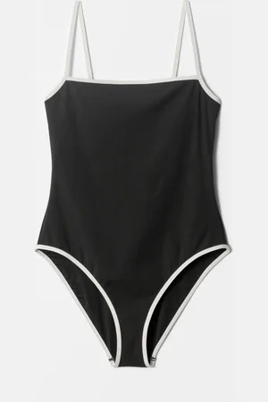 H&M Costume da bagno con finiture a contrasto