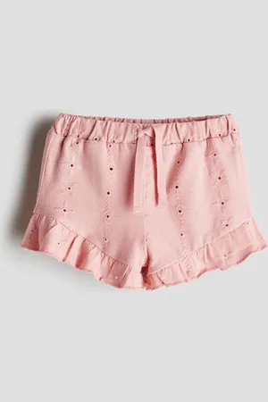 H&M Shorts in jersey con sangallo
