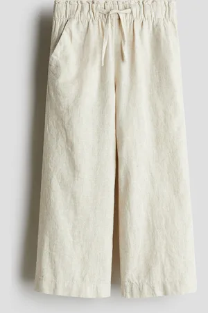 H&M Pantaloni in misto lino