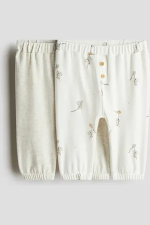 H&M Pantaloni in cotone 2 pezzi
