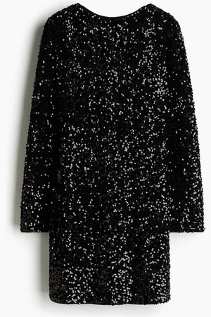 H&M MAMA Abito con paillettes scollato dietro
