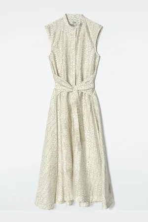H&M ABITO MIDI FLUIDO CON STAMPA