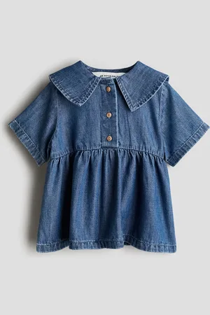 H&M Abito in denim di misto cotone