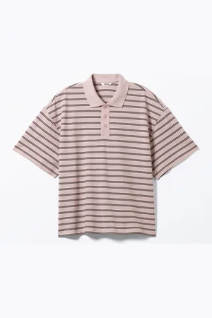 H&M Polo a righe con vestibilità relaxed
