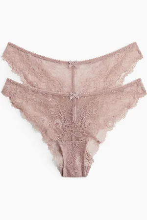 H&M Slip sgambati in pizzo 2 pezzi