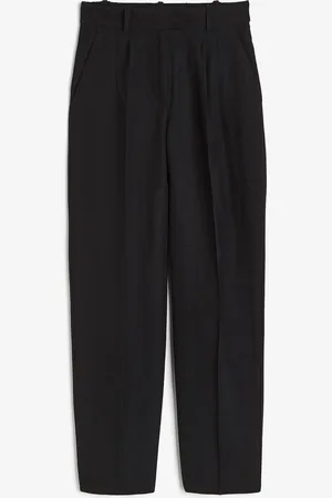 H&M Pantaloni a sigaretta in misto lino
