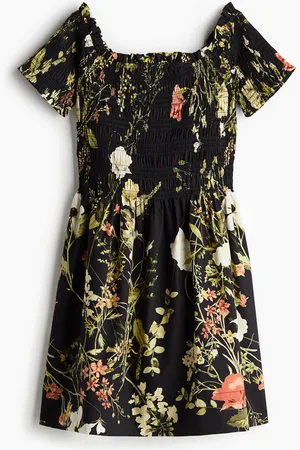 H&M Abito a spalle scoperte con smock