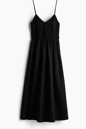H&M Abito in cotone con spalline sottili
