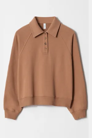 H&M Felpa con colletto in stile polo