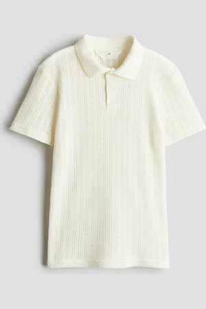 H&M Polo in maglia traforata