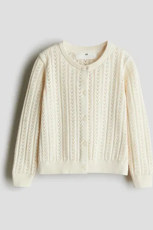 H&M Cardigan in cotone traforato