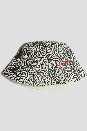H&M Cappello da pescatore in twill fantasia
