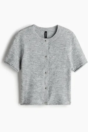 H&M Cardigan a maniche corte in maglia fine