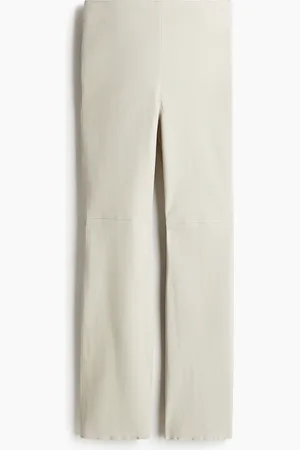 H&M Pantaloni in pelle Slim Fit