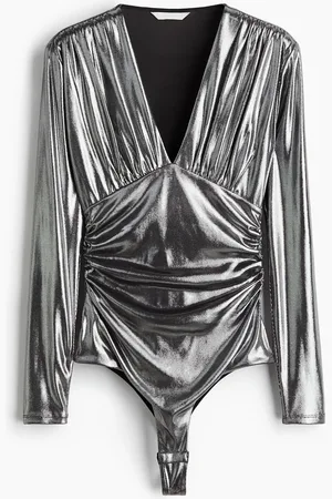 H&M Body a perizoma drappeggiato con scollo a V