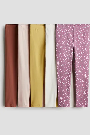 H&M Leggings in jersey 5 pezzi