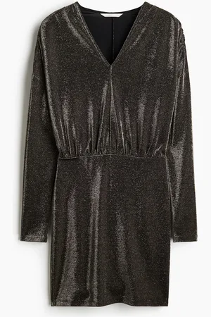 H&M Abito in jersey glitter