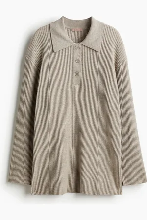 H&M Polo in maglia a coste