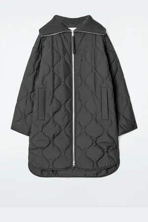 H&M CAPPOTTO TRAPUNTATO CON COLLO A COSTE