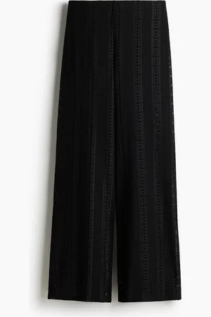 H&M Pantaloni in jersey a pizzo