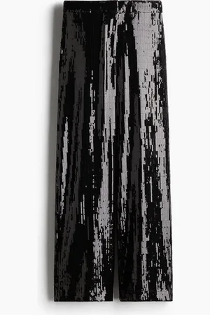 H&M Pantaloni con paillettes