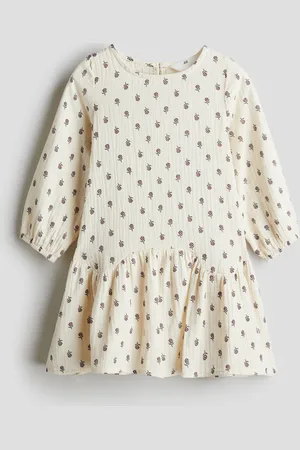 H&M Abito in tessuto di cotone